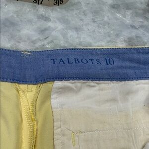 Talbots Blue and Cream Pants